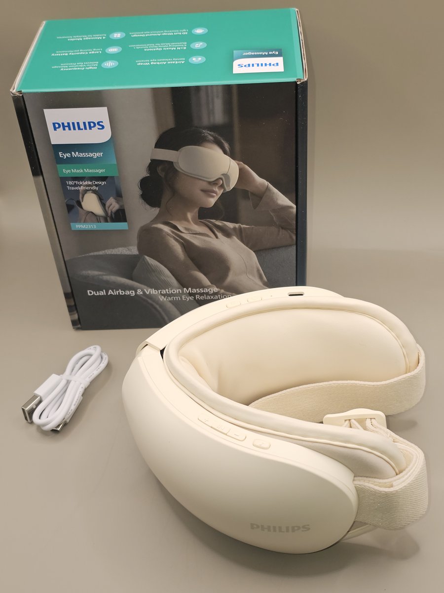 PHILIPS eye massager with compression and heat