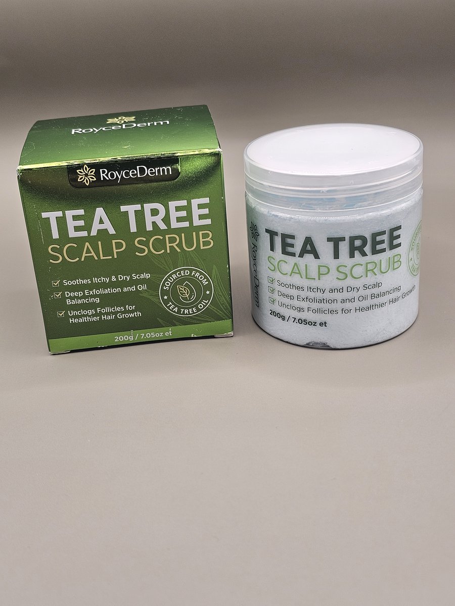 RoyceDerm tea tree scalp scrub