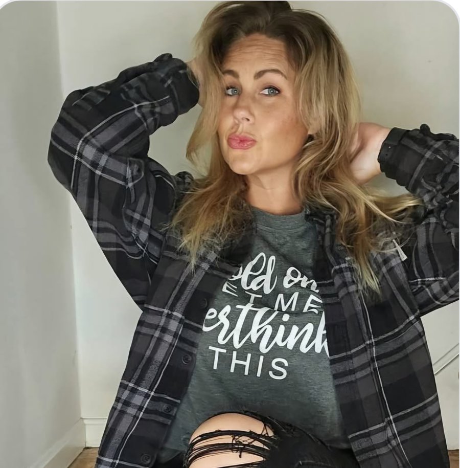 Bridget wearing her glam look