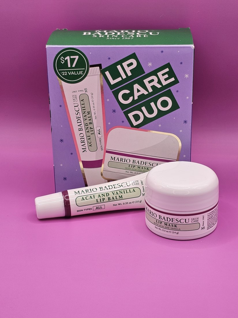 Mario Badescu Lip Care Duo box with balm and mask