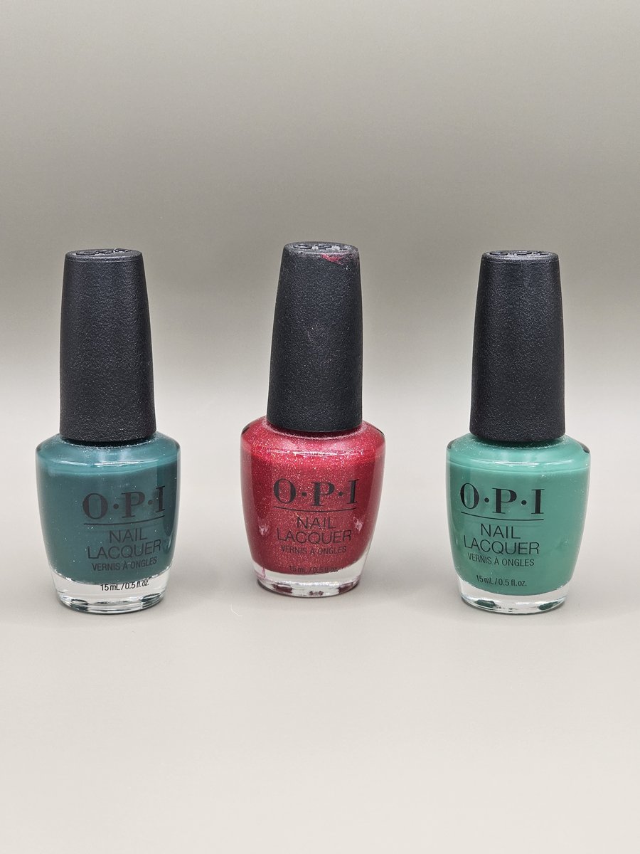OPI Nail Lacquer in three shades