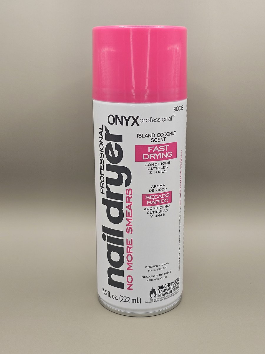 Onyx Professional nail dryer spray, Island Coconut scent